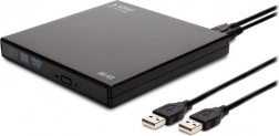 Külső slim CD/DVD író USB SAVIO