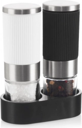 Kézi só- és borsőrlők tartóval, 2 darabos készlet