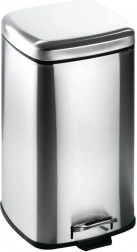 Rozsdamentes acél pedálos szemetes 12 l