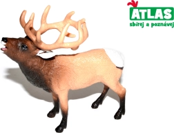 Kézzel festett szarvasfigura 10 cm