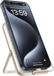 Mágneses Choetech powerbank 10000 mAh 20 W PD USB‑C kábellel – fehér