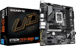 Gigabyte b760m ds3h gen5 mATX alaplap s1700, 4× ddr5, hdmi/dp/d-sub