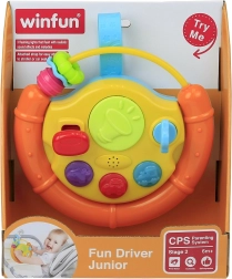 SMILY PLAY gyerek kormány dallamokkal és fényekkel