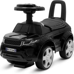 Baby Mix Prime SUV gyermek lábbal hajtós kisautó fekete ökobőr üléssel
