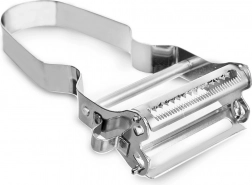 Rozsdamentes acél dupla hámozó zöldséghez és gyümölcshöz, 11,5 cm