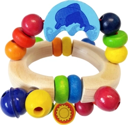 Fa csörgő delfinnel