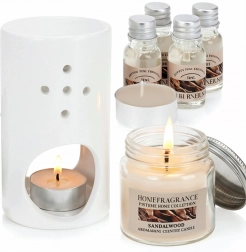 Aromalámpa olajokkal, 8 részes szett