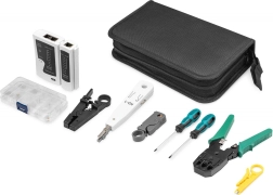 DIGITUS LAN szerviz- és szerelő hálózati szerszámkészlet