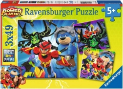 Ravensburger puzzle Power Players 3×49 darab