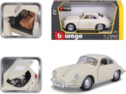 Bburago 1:24 Porsche 356B Coupe (1961) Elefántcsont