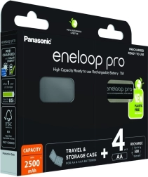 Eneloop PRO Akkumulátor AA 2500 mAh 4 db dobozban