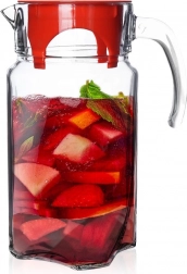 Üveg kancsó tetővel, 1,75 l