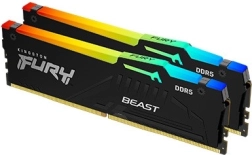 Kingston Fury Beast RGB DDR5 memória 32 GB (2×16 GB) 6000 MHz CL30 EXPO fekete