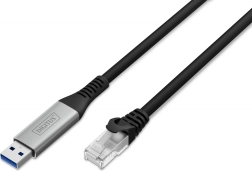 USB‑A – RJ45 Cat 6A S/FTP hálózati kábeladapter 1 Gbit/s, USB 3.2 Gen 1, LSZH, 3 m