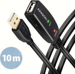 Axagon ADR-210 aktív USB 2.0 hosszabbító kábel A–M -> A–F 10 m