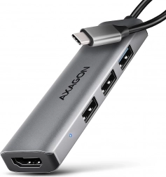 Többportos USB hub 4 az 1-ben 5 Gb/s HDMI-vel