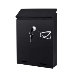 HERON postaláda, acél, zárható, 26 × 18,5 × 5,5 cm