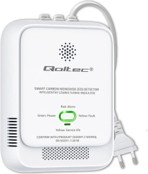 Szén-monoxid-érzékelő 85 dB-es riasztóval és LED-del