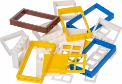 L-W Toys kreatív színes ablakok és ajtók készlet