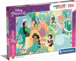 Clementoni csillogó Disney hercegnők kerti puzzle, 104 darab