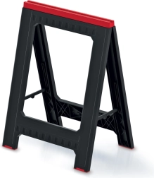 Összecsukható bakok TITAN STAND, 2 darabos készlet, fekete