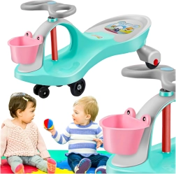 Gravitációs egyensúlyozó swing car járgány gyerekeknek – zöld