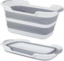 Szilikon összecsukható lavór leeresztővel, 40 l