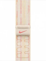 Sportos Nike szíj holdfény/rózsaszín tokhoz 40 mm