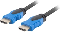 Prémium HDMI–HDMI M/M kábel v2.0, 1,8 m, fekete, 4K 60Hz, tömör réz