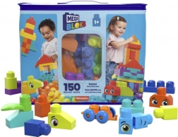 Mega Blocks Nagyon nagy kockazsák – kék (150 darab)