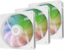 három Genesis Oxal 120 ARGB ventilátor szett, fehér
