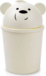 Maci mintás szemetes 1,5 l, krémszínű