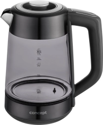 Üveg vízforraló hőmérséklet-szabályozással RK4195