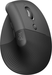 Ergonómikus függőleges egér Logitech Lift for Business, grafitszürke