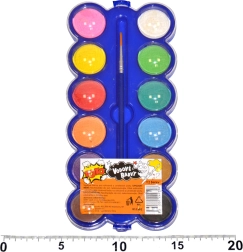 Vízfesték készlet ecsettel, 12 db