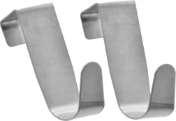 Acél ajtóakasztók, 2 darabos készlet