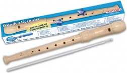 Klasszikus fehér fa furulya