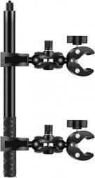 PULUZ motorkerékpár/kerékpár tartó két bilinccsel és 150 cm-es szelfibottal