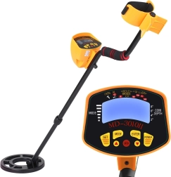 MD-3010II LCD-vel és háttérvilágítással ellátott fémdetektor