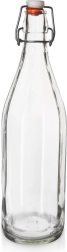 Üvegpalack csattos zárással 750 ml