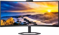 Philips 34" ívelt VA monitor USB‑C-vel, QHD, webkamerával és hangszórókkal