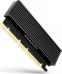 Axagon PCEM2-XS belső PCIe x16 M.2 NVMe adapter hűtőbordával