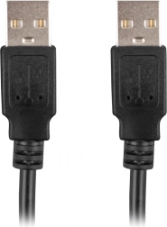 Usb kábel USB-A - USB-A 2.0 1,8m fekete