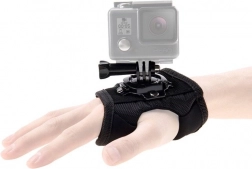 Puluz kesztyű akciókamera-tartóval GoPro és DJI Osmo Action kamerákhoz