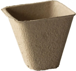 Eldobható papír virágcserepek 8 × 8 × 8 cm (18 db)