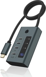 USB-C hub IB-HUB1454-C31 4 porttal és 24 W tápegységgel