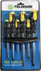 6 darabos csavarhúzó készlet FIELDMANN FDS 1102-6R