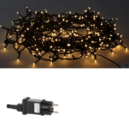 LED fényfüzér 1000 diódával, meleg fehér, hideg villogó effekttel, 50 m