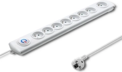 Túlfeszültségvédő 8 aljzattal és 1,5 m kábellel