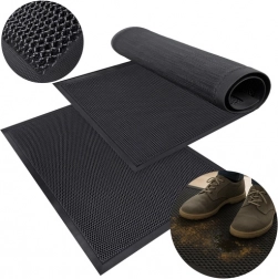 Bejárati lábtörlő 90 × 60 cm RUHHY gumi, csúszásmentes 3D rács